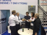 VS Steel pan Voborník  - majitel společnosti s manželkou a technickým ředitelem panem Zemanem