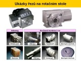 Ukázky řezů na rotačním stole - FANUC Alfa C600iA